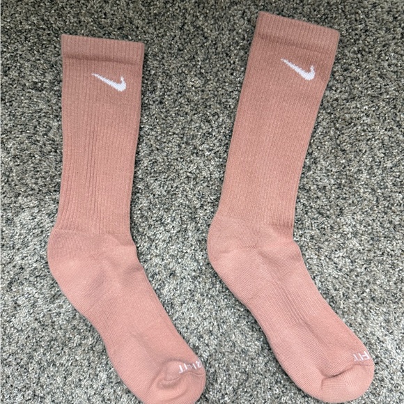 Nike Other - Nike Men's Dark Pink Crew Socks